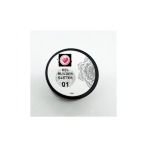 Gel Builder Glitter 01 ILLUSION BEAUTY NAILS PRO – 15ml