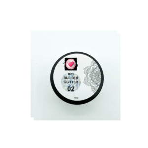 Gel Builder Glitter 02 ILLUSION BEAUTY NAILS PRO – 15ml