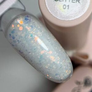 RUBBER GLITTER 01 ILLUSION BEAUTY