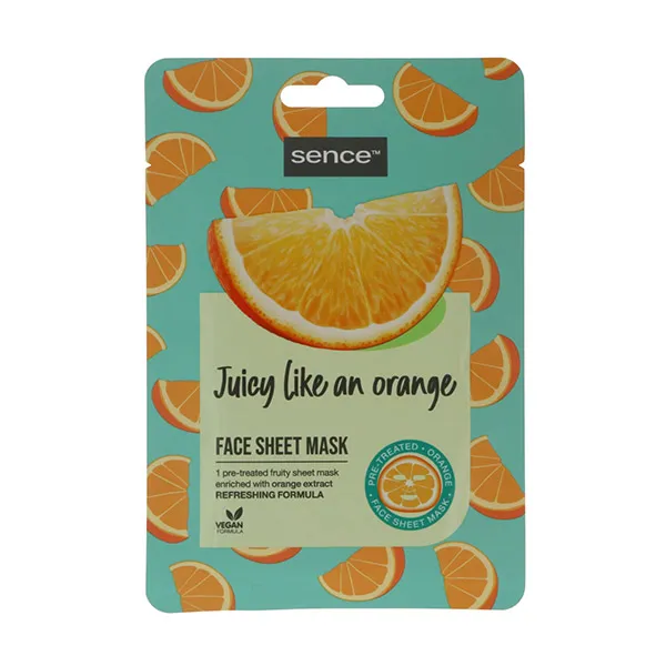 MASCARILLA FACIAL "SENCE BEAUTY NARANJA"