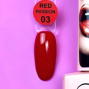 ESMALTE SEMIPERMANENTE Red Passion 03 illusion beauty – 10ml
