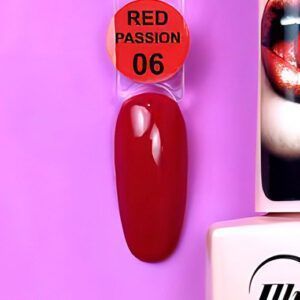 ESMALTE SEMIPERMANENTE Red Passion 06 illusion beauty – 10ml