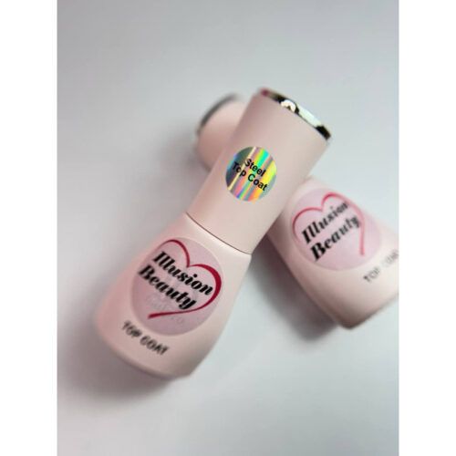 TOP COAT NO CLEANSER Illusion Beauty 10ml (sin filtro solar) STEEL