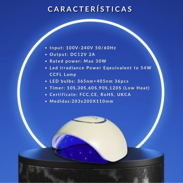Lámpara para manicura Amatix I-Plus - Imagen 4