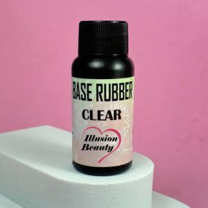 BASE RUBBER CLEAR ILUSION BEAUTY - 30ml (Transparente)