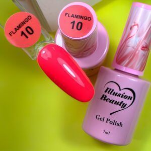 Esmalte semipermanente Flamingo 10 illusion beauty – 7ml