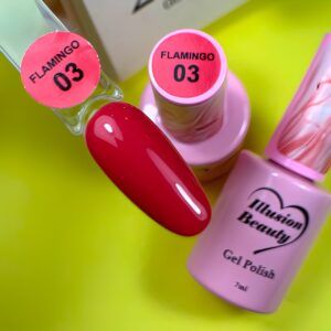 Esmalte semipermanente Flamingo 03 illusion beauty – 7ml