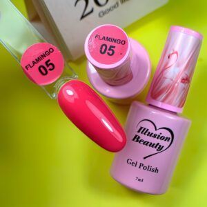 Esmalte semipermanente Flamingo 05 illusion beauty – 7ml