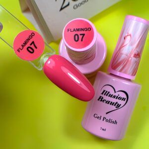Esmalte semipermanente Flamingo 07 illusion beauty – 7ml