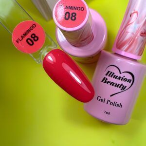 Esmalte semipermanente Flamingo 08 illusion beauty – 7ml
