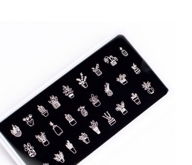 Nail Stamping Plate. Echo: Garden *1