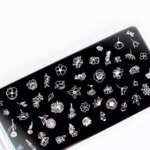 Nail Stamping Plate. Echo: Garden *2