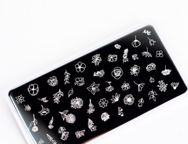 Nail Stamping Plate. Echo: Garden *2
