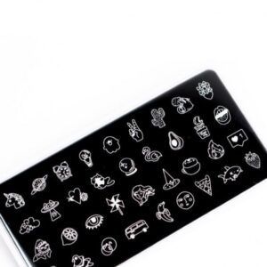 Nail Stamping Plate. Echo: Girl Power *2