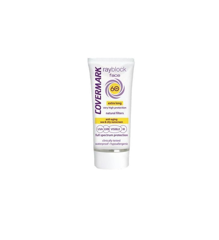 Protector Facial CoverMark- rayblock face SPF 60- Light Beige