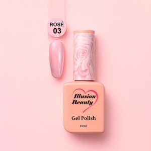 ESMALTE SEMIPERMANENTE Rosé 03 illusion beauty – 10ml