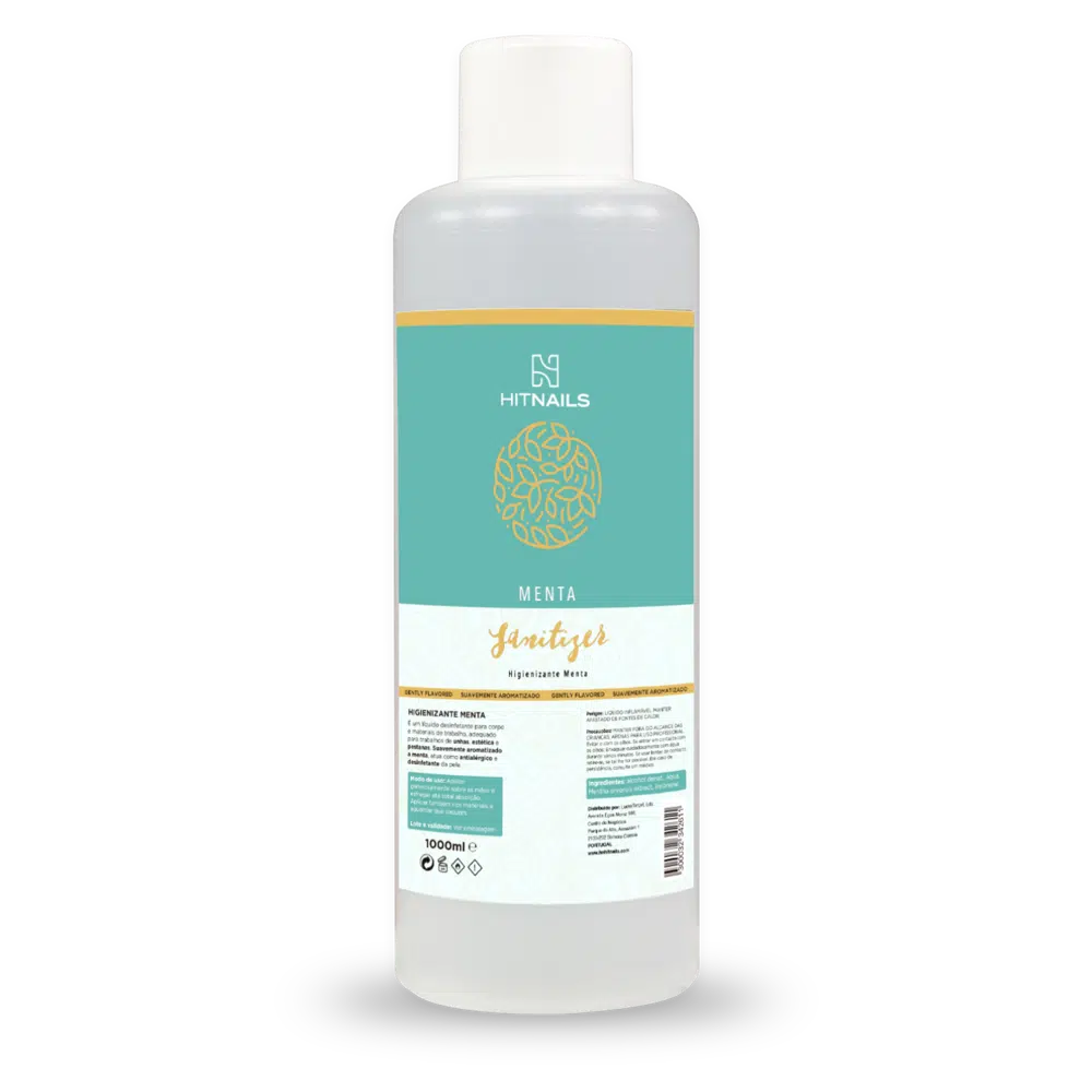 SANITIZER MENTA (Higienizante)1000ML HN HIT Nails