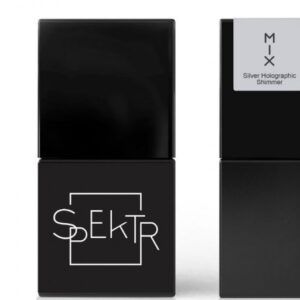 Spektr Gel Polish MIX *100 Silver Holographic Shimmer 10ml